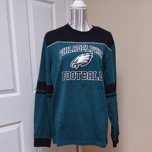 Men's Philadelphia Eagles Football Long Sleeve Shirt Size Large
